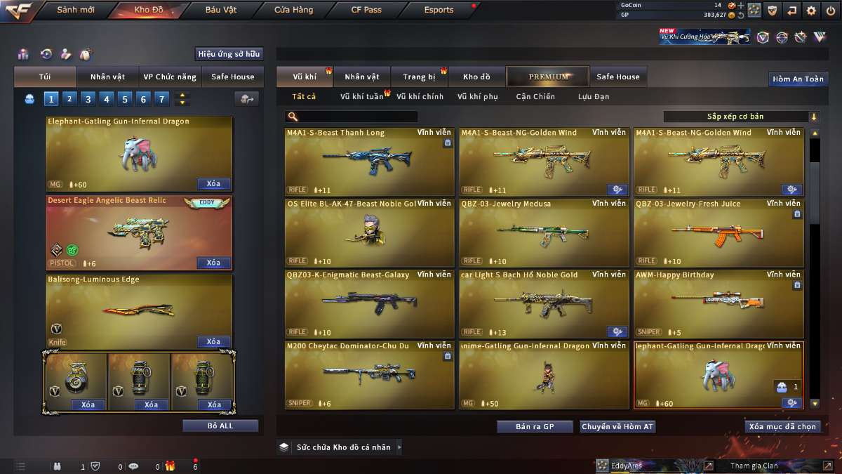 shop acc cf uy tin gia re